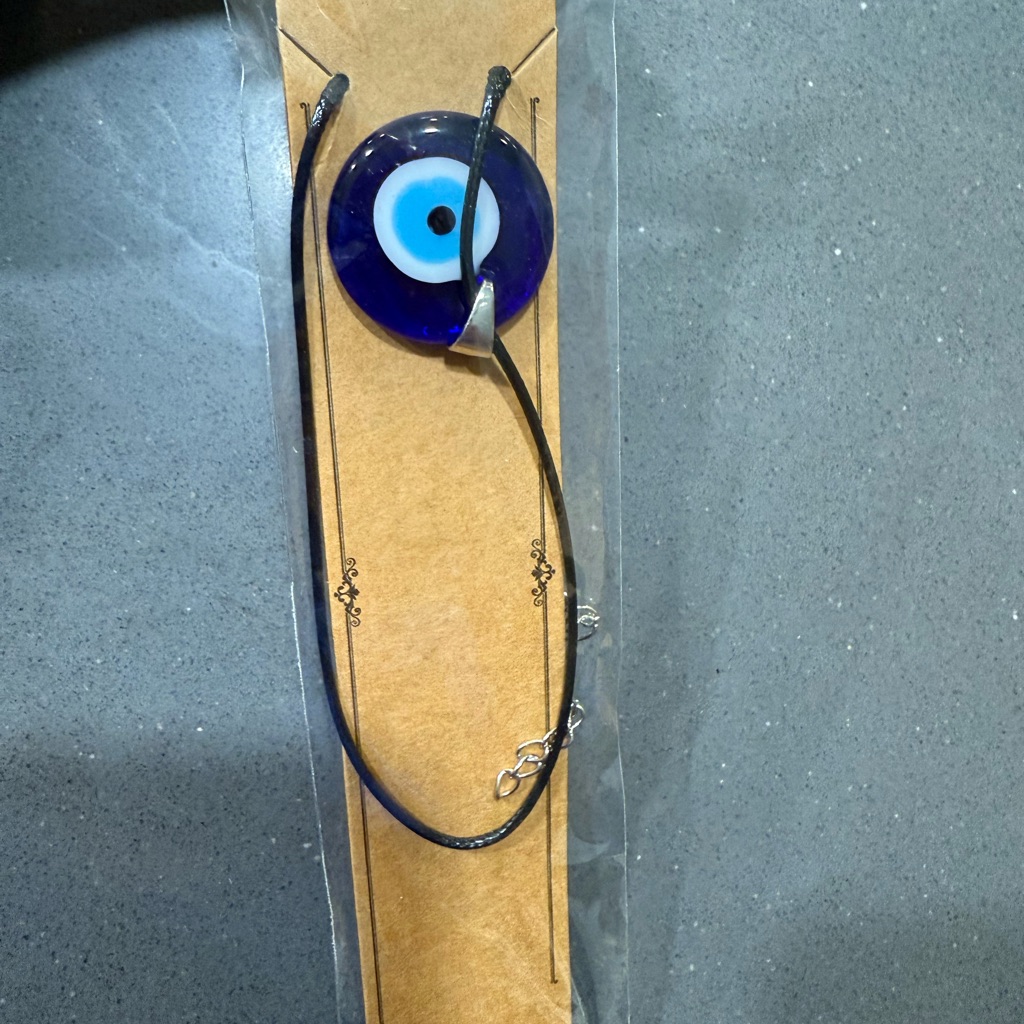 Blue Evil Eye Pendant Necklace